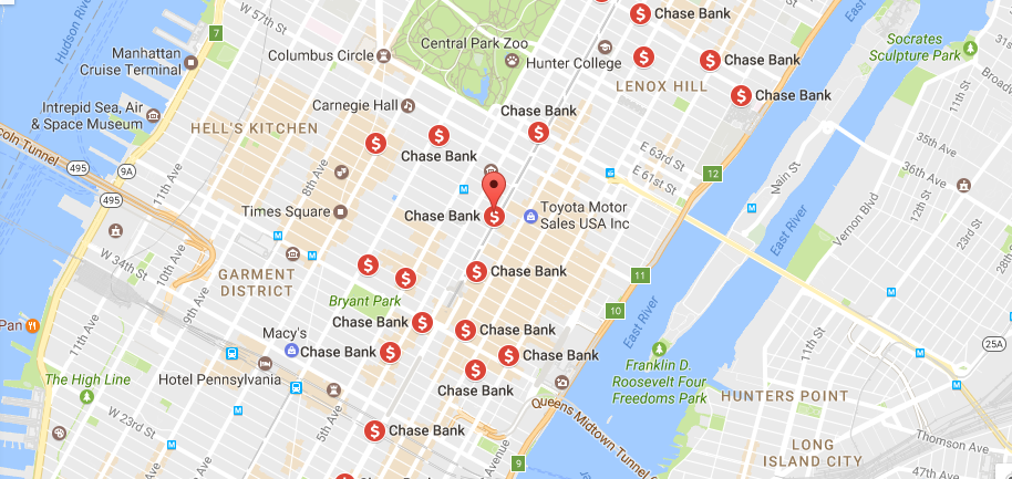 Chase Bank Location