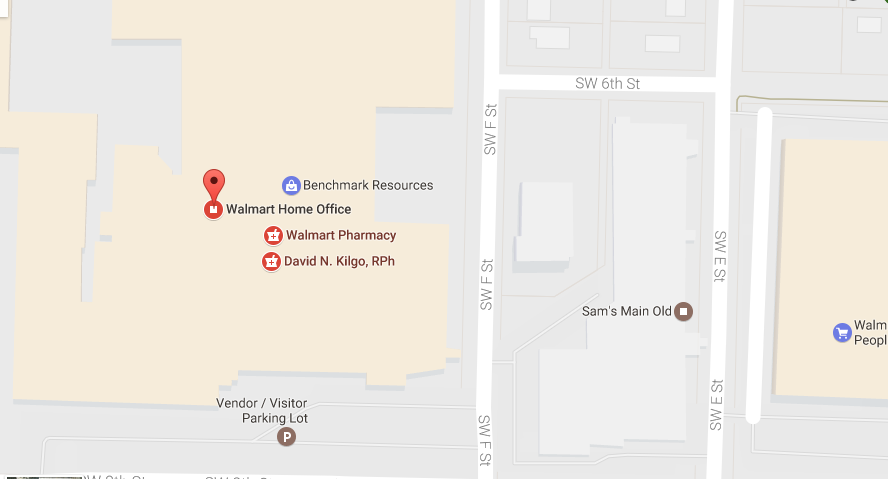 Walmart customer service location