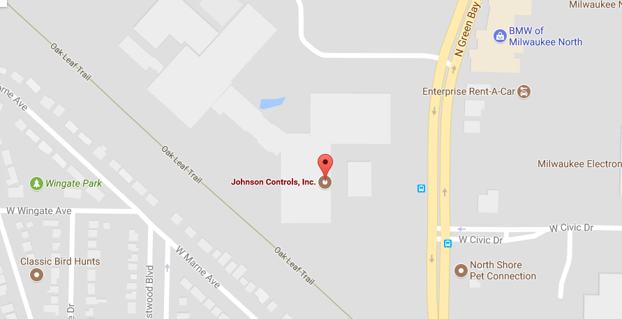 Johnson Controls location